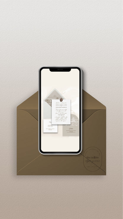 Invitación en PDF con botón a website